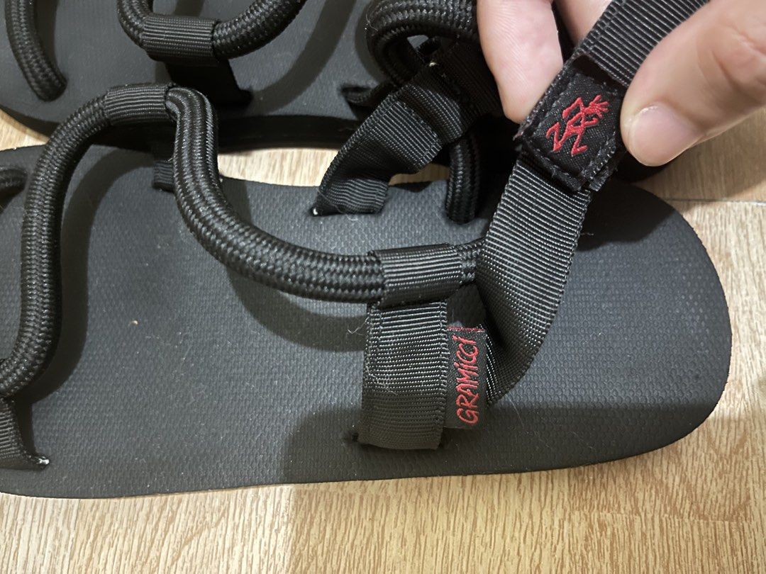Gramicci Rope Sandals (Category: Slippers & Slides) located in Tayabas. Submitted by ste1n (Listing ID 1454118395, Image 3). Description: - Gramicci black rope sandals - Strappy design with adjustable velcro straps - Comfortable and durable construction -fits 9.5 - 10 -Bought it brand new, used once (not my preference) -price is fixed, open for swap din sa ibang sandals. pm lang :).