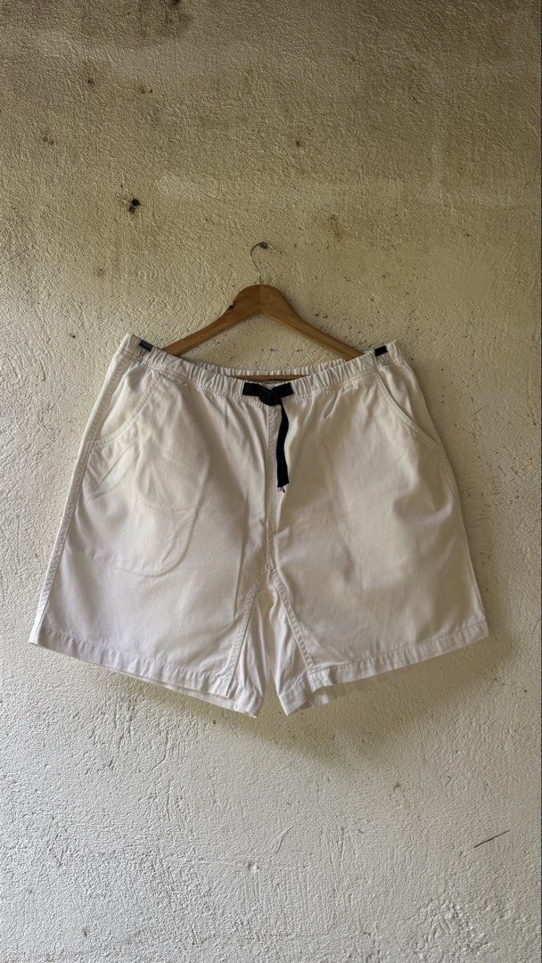 Gramicci shorts (Category: Shorts) located in Lipa City. Submitted by scrap.threads (Listing ID 1454073842, Image 2). Description: Item: Gramicci shorts Price: 350 Dimes: Width - 36 Length - 18.5 Hem - 13.5 Issue: needs wash Lipa City Ship via J&T (Shouldered by buyer) Payment via Gcash ***Notice*** Color may vary due to lighting. Payment first. Item/s are thrifted or used condition unless stated otherwise. Please manage your expectation..
