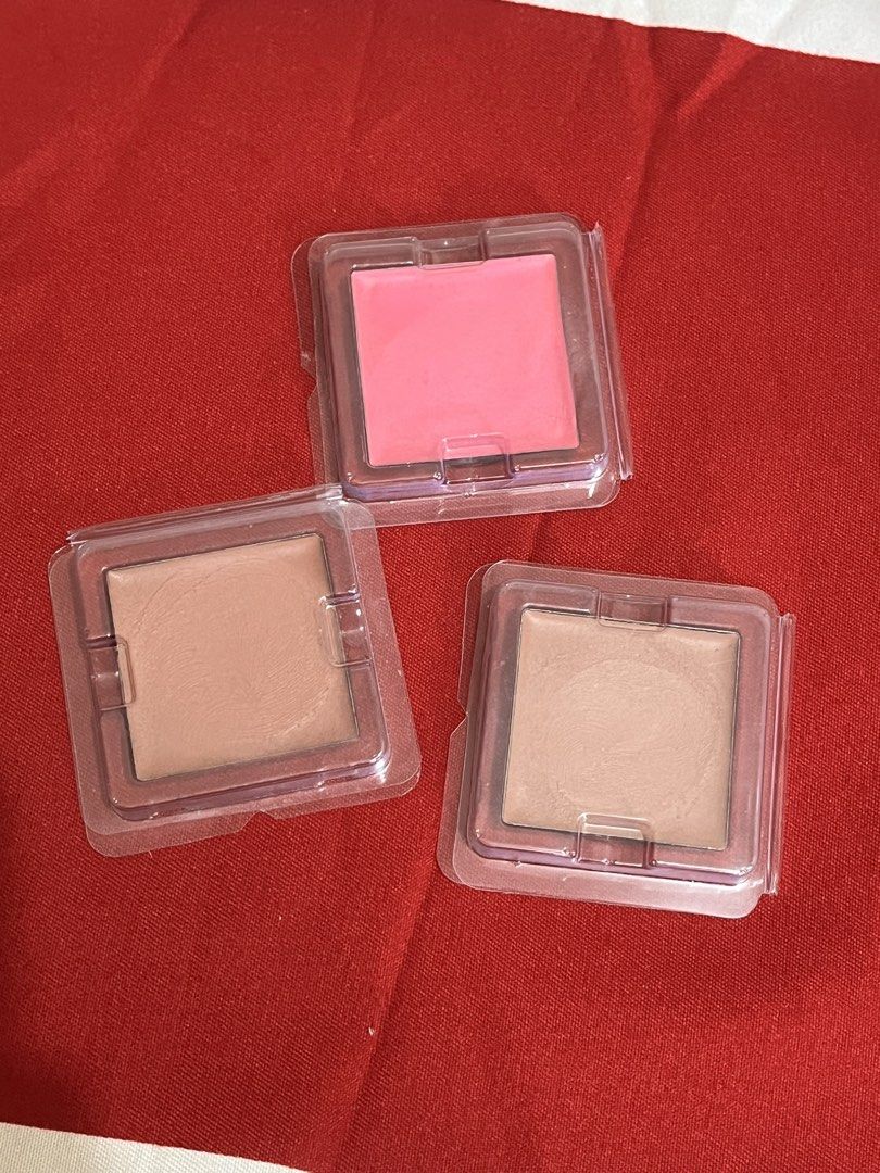 grwm satin cream blush (Category: Makeup) located in Manila. Submitted by orangeisloopy (Listing ID 1454083974, Image 1). Description: shades: birthday cake, grapefruit, ily - swatched only - 95% full -₱120 each, ₱300 if taking all.