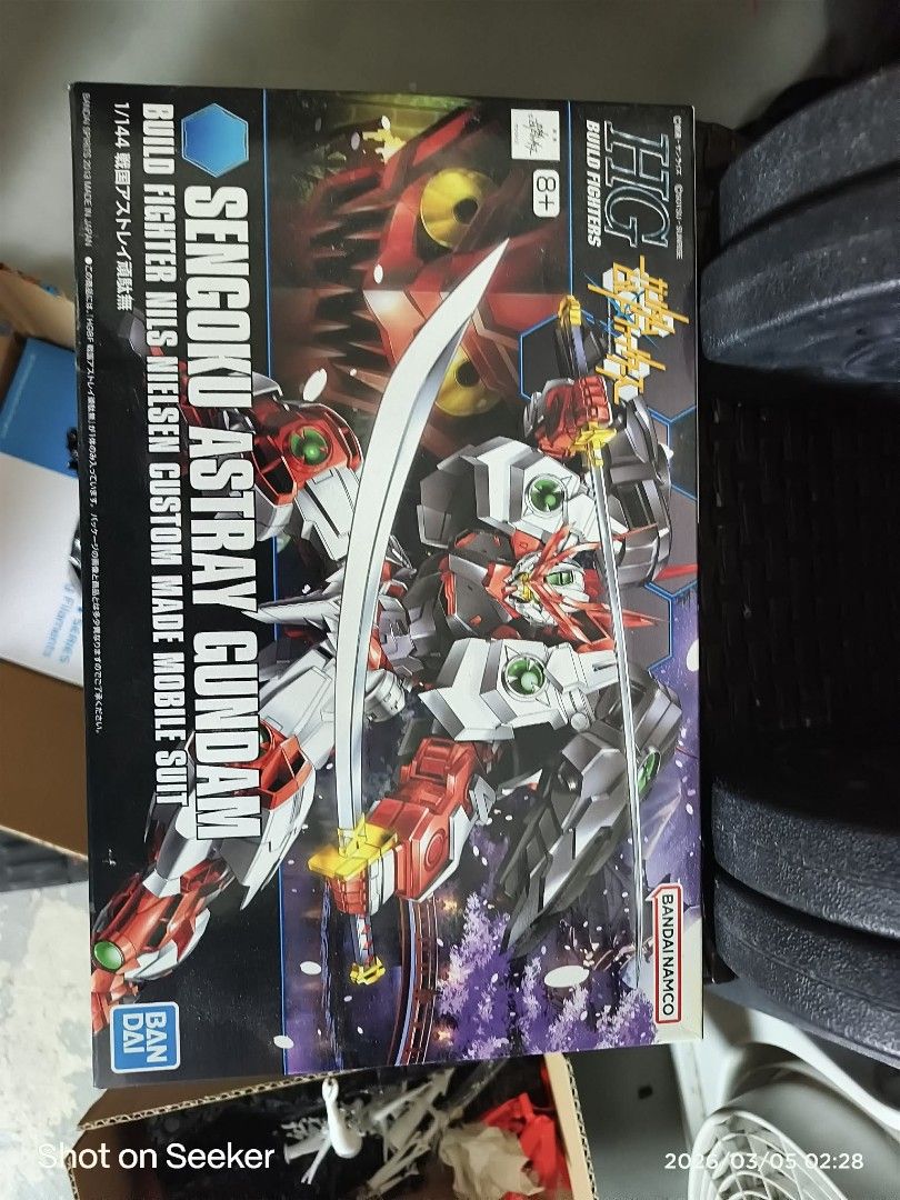 HG Sengoku Astray Gundam (Category: Gundam & Model Kits) located in Cainta. Submitted by cyyo7 (Listing ID 1454104383, Image 1). Description: -Selling for a friend -Sealed Gundam -HG Sengoku Astray Gundam -PM if interested, thank you! .