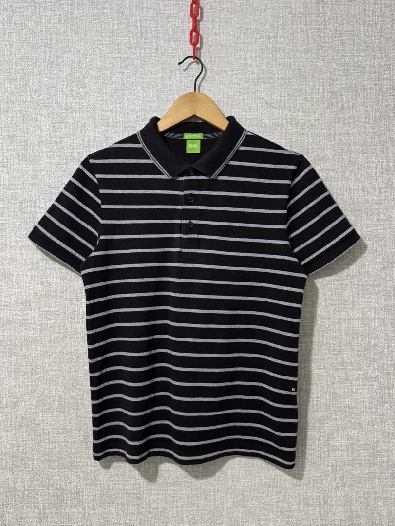 ✅Hugo Boss Polo Shirt (Category: Tshirts & Polo Shirts ) located in Dumaguete. Submitted by good_stuff_dgte (Listing ID 1454088077, Image 2). Description: ✅Hugo Boss Polo Shirt -₱650 -Size s-m (19x25) -Color rate 9/10 -No issue (excellent condition).