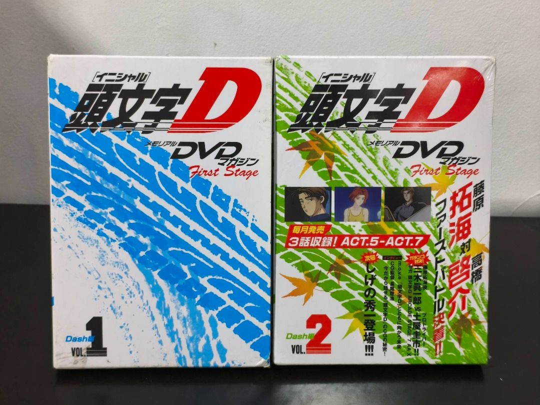 Initial D First Stage DVD Magazine Vol 1 & 2 (Category: Comics & Manga) located in Caloocan City. Submitted by dcollectibles (Listing ID 1454152850, Image 1). Description: - As is Condition, WYSIWYG - Actual Picture posted - Tondo, Manila - Lalamove, LBC (by schedule) - PM for more information - GCash only For more items availability visit us at FB (DEKAI Collectibles) Thank you!.