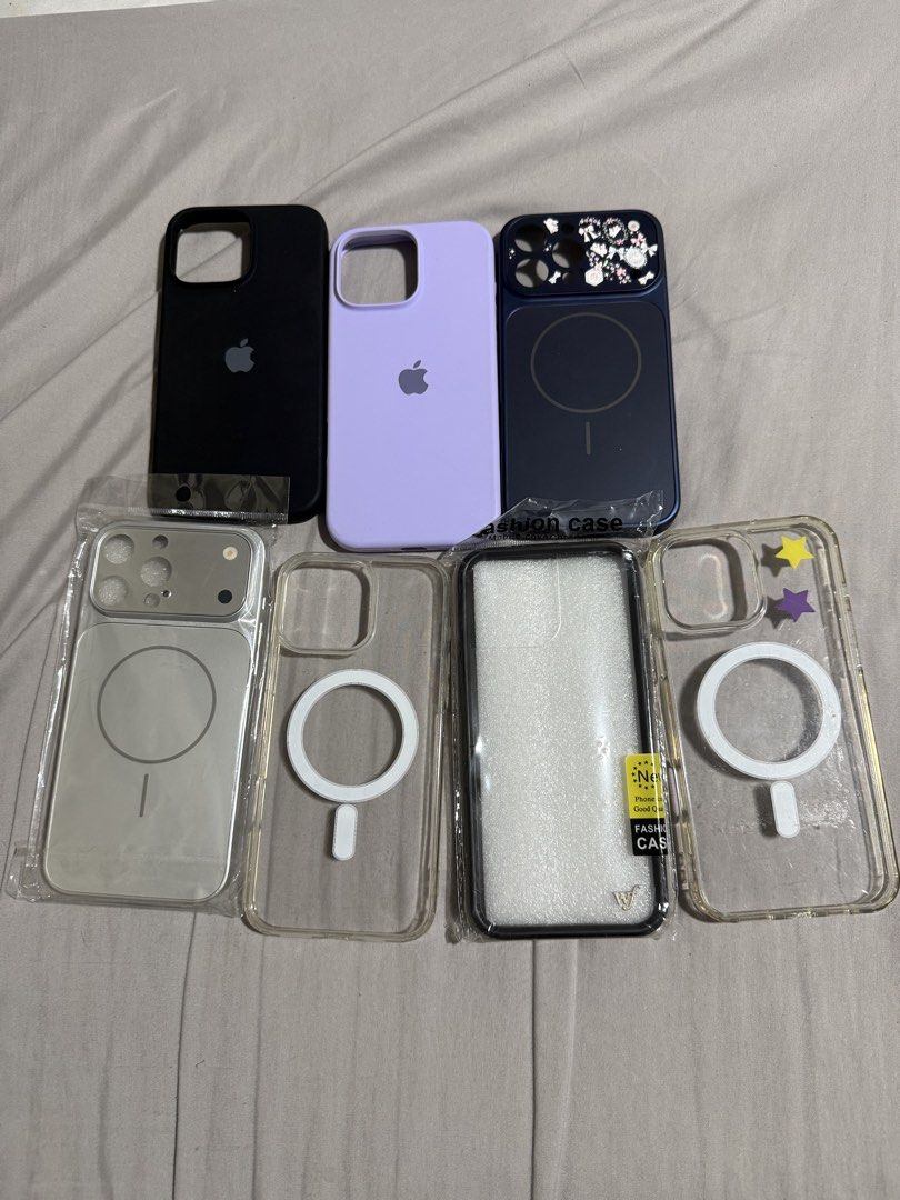 Iphone 16 Pro Max Cases (take all) (Category: Cases & Sleeves) located in Manila. Submitted by enhzlsells (Listing ID 1454100222, Image 1). Description: used but not abused, would change my cases almost everyday rfs-too many phone case.