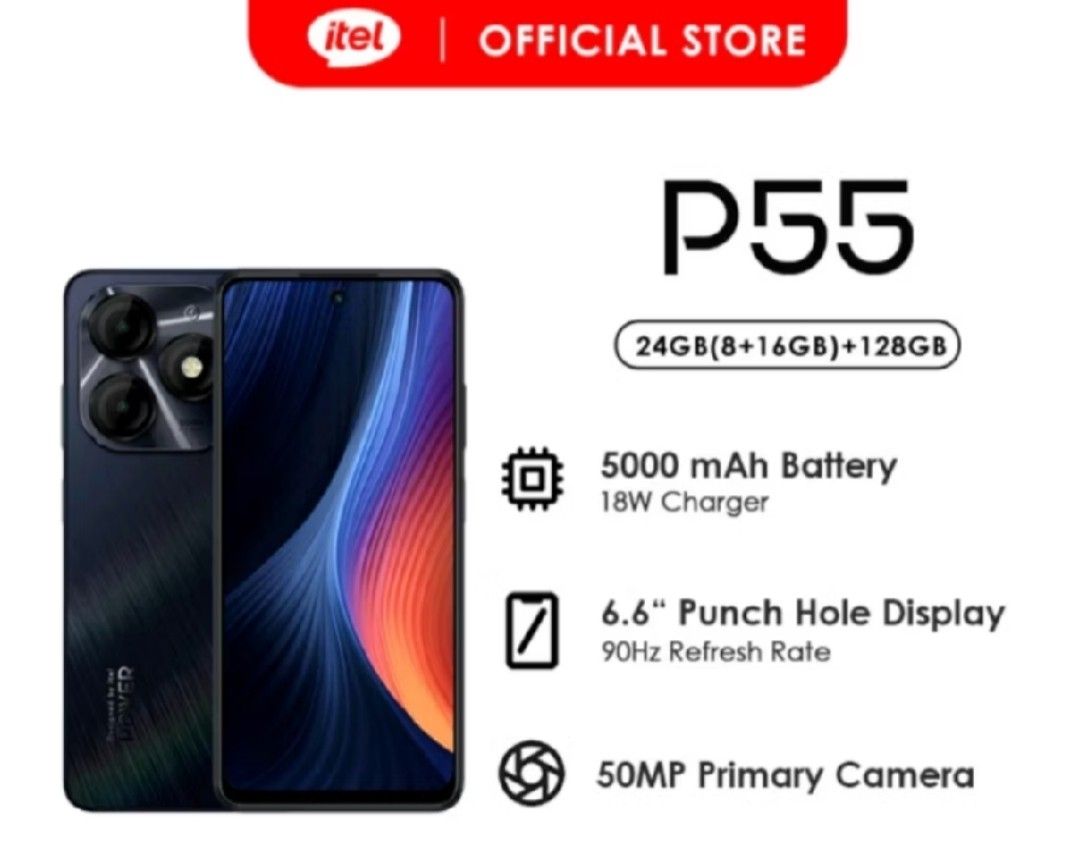 ITEL P55 (24gbRAM/128gbROM) (Category: Android Others) located in San Jose del Monte. Submitted by my_mochibonney (Listing ID 1454148188, Image 3). Description: 📌NEGOTIABLE ITEL P55 24gb RAM / 128gb ROM • replaced LCD only • unit with tempered glass - PUBLIC MEETUP / Lalamove 📍SJDM, BULACAN.
