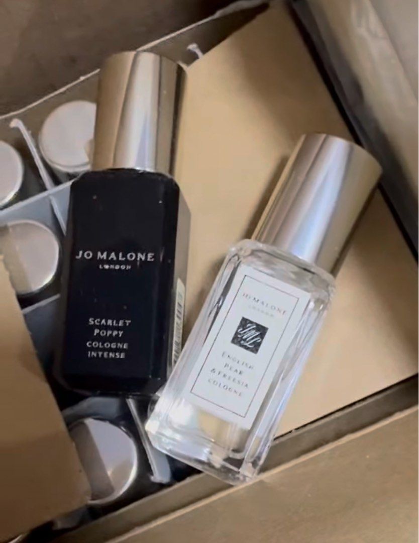 Jo Malone - Peony & Blush Suede, Honeysuckle & Davana (Category: Fragrance & Deodorants) located in Manila. Submitted by celineeees (Listing ID 1453401715, Image 3). Description: PRICE IS FOR EACH Jo Malone London travel-sized colognes scents available: Peony & Blush Suede Honeysuckle & Davana Scarlet Poppy English pear & freesia lalamove/grab/j&t valenzuela/qc/pasig/makati all depends on sched.