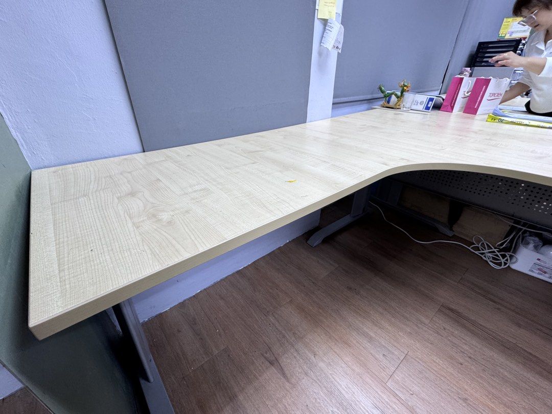 L shape Table (Category: Tables & Sets) located in Kuala Lumpur. Submitted by austinloh30-23729 (Listing ID 1454024439, Image 3). Description: L-Shaped Office Table for Sale – Used & Well-Maintained (Sunway) | Only 4 Units Available Maximize your workspace with our L-shaped office tables, designed to provide more working space, better organization, and improved productivity. We have 4 units available in used but well-maintained condition, making 