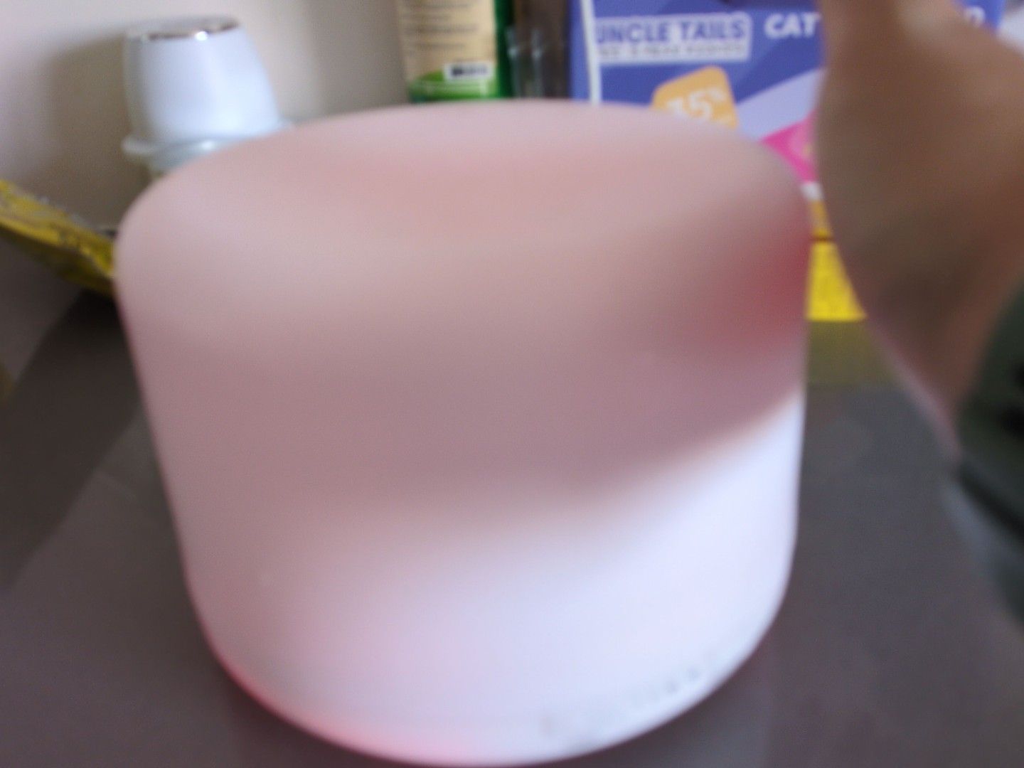 Large Diffuser (with Light) (Category: Home Fragrance) located in Singapore. Submitted by ivy.cmt (Listing ID 1454016055, Image 3). Description: selling diffuser (large), white. fully functional. selling this to declutter my house - light and diffuser functions all fully functional. will be selling in cling wrap to avoid any further deterioration. :) self collect at 683 Hougang Avenue 8 :).