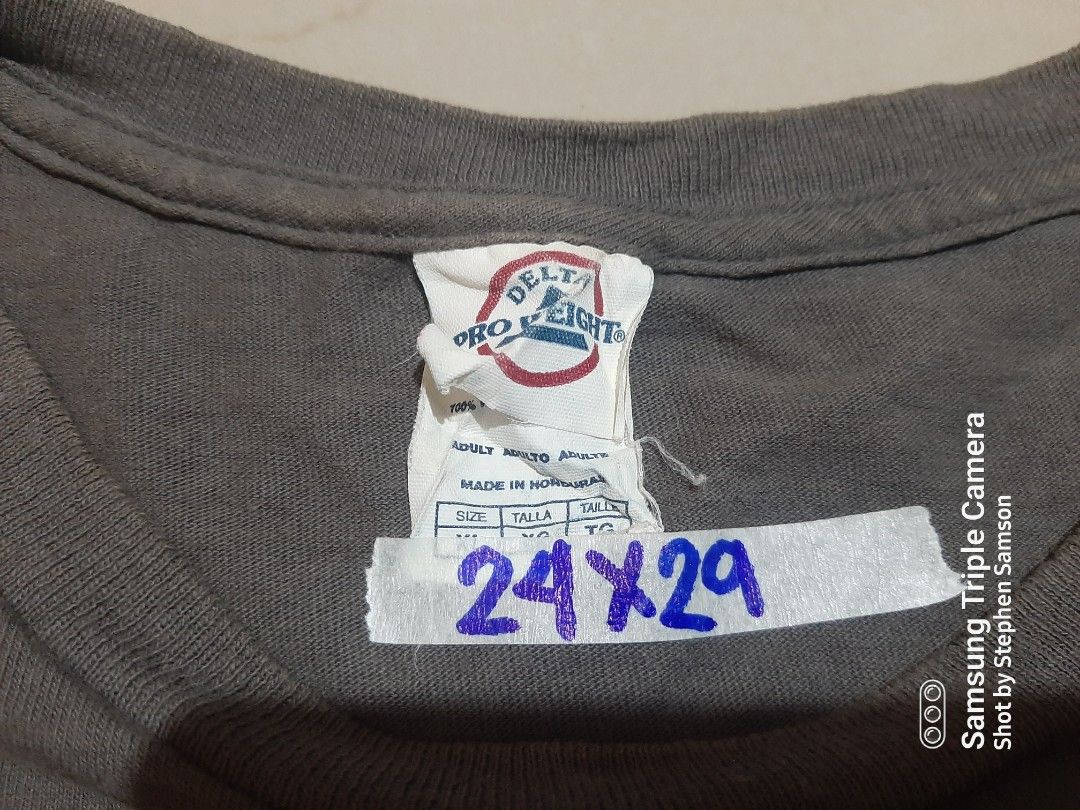 Led Zeppelin Shirt (Category: Activewear) located in Noveleta. Submitted by nep21 (Listing ID 1454009257, Image 3). Description: Vintage Led Zeppelin Shirt Size XL 24x29 Very good condition 1,500 pesos Cavite location Shipping J&T or Lalamove.