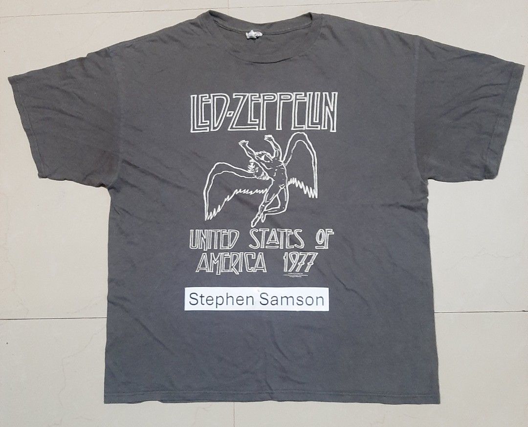 Led Zeppelin Shirt (Category: Activewear) located in Noveleta. Submitted by nep21 (Listing ID 1454009257, Image 1). Description: Vintage Led Zeppelin Shirt Size XL 24x29 Very good condition 1,500 pesos Cavite location Shipping J&T or Lalamove.