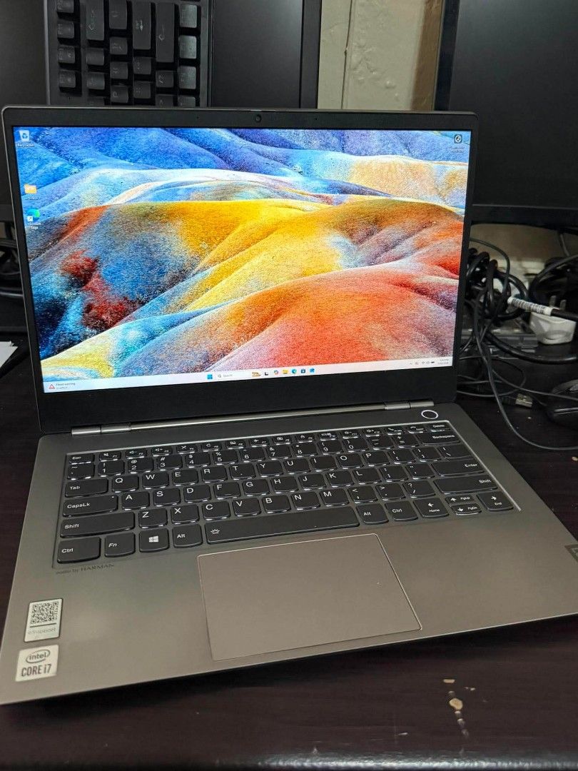 Lenovo Thinkbook 14s (Category: Laptops & Notebooks) located in Manila. Submitted by happyearth.953a15 (Listing ID 1454021041, Image 1). Description: Lenovo Thinkbook 14s I7 10th gen Intel UHD Graphics AMD Radeon 630 2GB dedicated graphics 16gb ram 256gb ssd Windows 11 pro OS Unit with charger Ayaw guma ng speaker not sure if drivers nung pinormat nawala speaker 💸💸 14,500 Location: San Andres bukid manila Pick up or meet up.