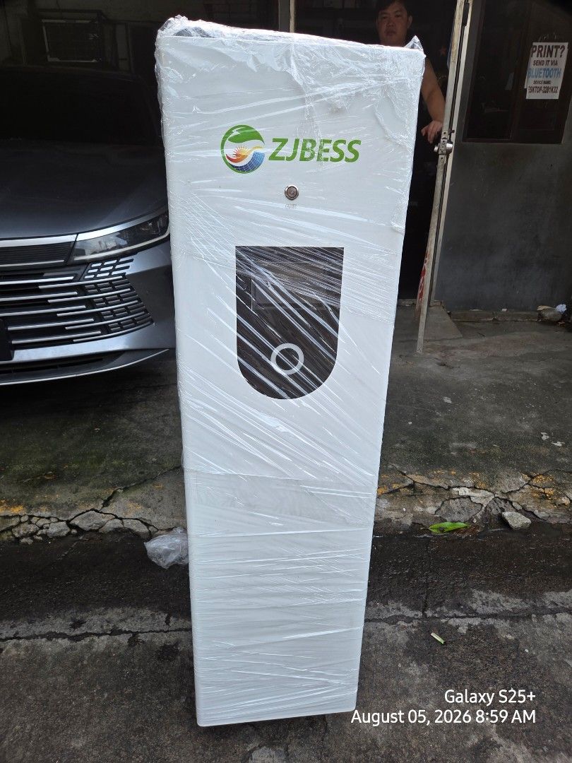 LifePO4 Solar Battery 51.2v 400ah 20kwh (Category: Industrial Equipment) located in Santa Rosa. Submitted by miloizay (Listing ID 1454067430, Image 3). Description: 20kwh energy storage cube Brandnew LifePO4 Battery 20kwh 51.2v 400ah Brand: ZJBESS touchscreen with bluetooth net weight: 155kgs 10,000cycle 5yrs warranty Pick up location: Santa Rosa Laguna pick up or lalamove delivery DM for more info.