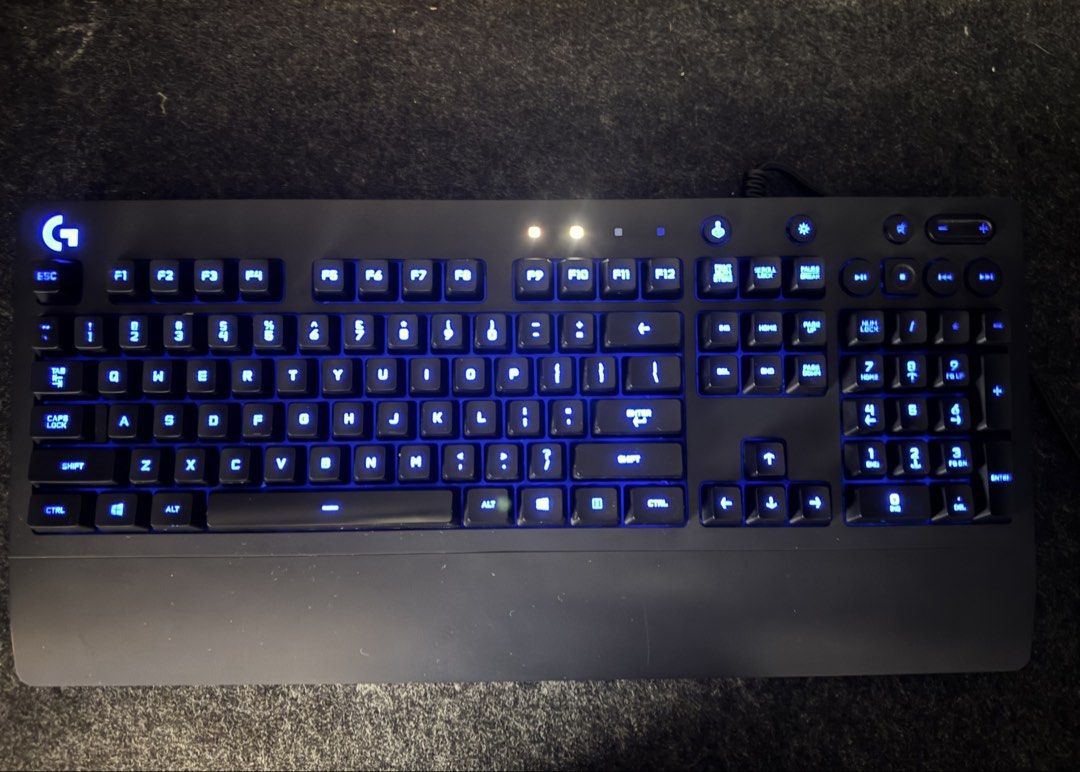 Logitech G213 Prodigy Keyboard (Category: Computer Keyboard) located in Quezon City. Submitted by retsamt (Listing ID 1454188002, Image 3). Description: Full-sized wired membrane keyboard 5 zone RGB LIGHTSYNC lighting (customizable) Dedicated media controls Spill-resistance No issue Near Project 4, Anonas LRT2 .