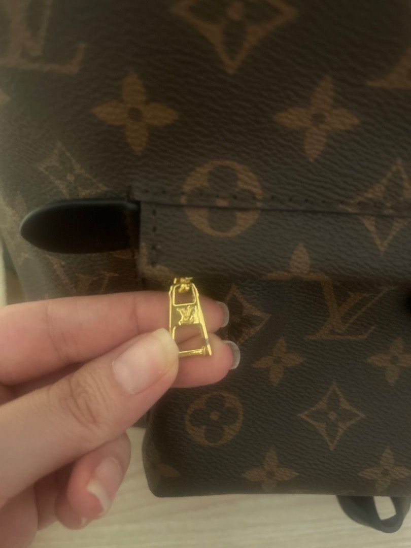Louis Vuitton Monogram Backpack (Category: Luxury Bags & Wallets) located in Cebu City. Submitted by serene_simplicity (Listing ID 1454050462, Image 2). Description: - Classic Louis Vuitton monogram backpack - Color: Brown canvas with black leather trim - Gold zipper detail on front pocket - Top handle and adjustable shoulder straps - Ideal for everyday use or travel.