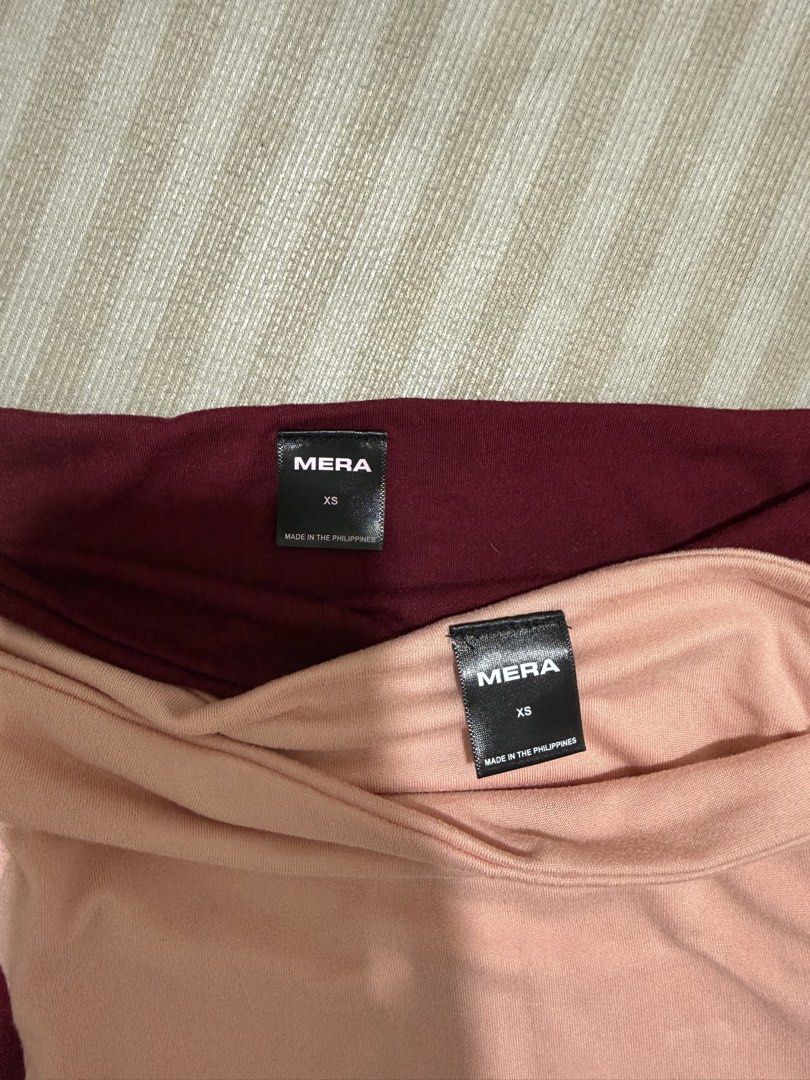 Mera Cropped Tube Tops BUNDLE (Category: Sleeveless) located in Quezon City. Submitted by wornbykc (Listing ID 1454155615, Image 2). Description: 150 for both!.