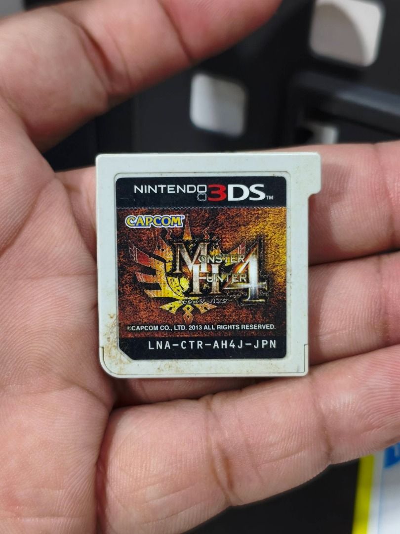 Monster Hunter 4 Nintendo 3DS Game (Japanese Version) (Category: Nintendo) located in Caloocan City. Submitted by dcollectibles (Listing ID 1454156601, Image 3). Description: - As is Condition, WYSIWYG - Actual Picture posted - Tondo, Manila - Lalamove, LBC (by schedule) - PM for more information - GCash only For more items availability visit us at FB (DEKAI Collectibles) Thank you!.
