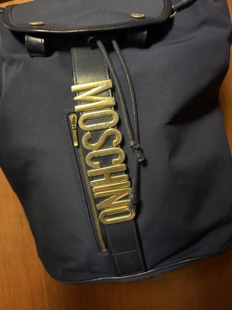 Moschino backpack (Category: Luxury Bags & Wallets) located in Quezon City. Submitted by d8bhk9y4rs (Listing ID 1454076291, Image 2). Description: .