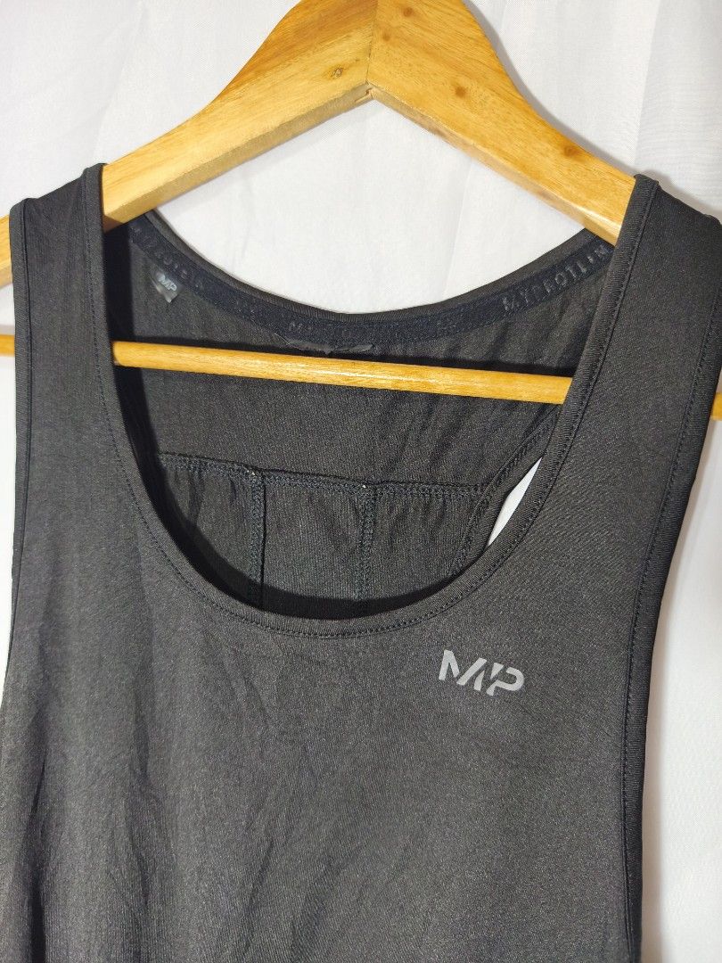 MP Myprotein Black Racerback Workout Tank Top (Category: Activewear) located in Cagayan de Oro. Submitted by smoothstyle (Listing ID 1454075478, Image 3). Description: MP Myprotein Black Racerback Workout Tank Top Excellent condition 9.5/10 color rate size: large Dimes: 20.5x29 no issue.
