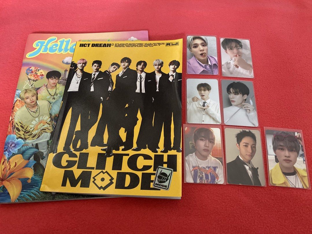 [CAN TINGI] NCT DREAM HELLO FUTURE GLITCH MODE ALBUM RANDOM PCS (Category: CDs & DVDs) located in Naga. Submitted by thee.clutter.er (Listing ID 1454015404, Image 1). Description: wts lfb ph nct dream hello future glitch mode albums selling as a set for 399! - with album inclusion - jeno nct 2023 golden age collect ver pc, jeno sg 2023 fencing pc 11st pobs, chenle beatbox digipack and mixtape pcs, renjun glitch mode scratch pc.