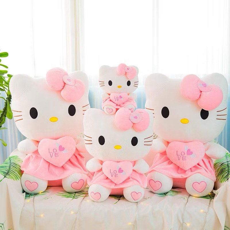 NEGOTIABLE Large Hello Kitty Pink Plushie Stuff Toy (Category: Plushies & Soft Toys) located in Quezon City. Submitted by lvxmn (Listing ID 1454074427, Image 1). Description: - rfs: I collect cinamoroll only - 55 cm - orig price is 800 i think, selling for 500 (negotiable).
