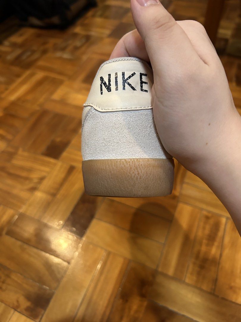 Nike Killshot - Size 9 - White on White (Category: Sneakers) located in Taguig. Submitted by litlao (Listing ID 1454027593, Image 3). Description: Nike Killshot 2 * Size: Men’s 9 / EU42 / 27 cm * Color: White/White w/ gumsole * Condition: 8/10 – Lightly used; noticeable creasing, minor suede/midsole scuffs, small black mark near the toe on the midsole * Notes: Little to no heel drag. No sole separation. * Price: ₱2,200 slightly nego. .