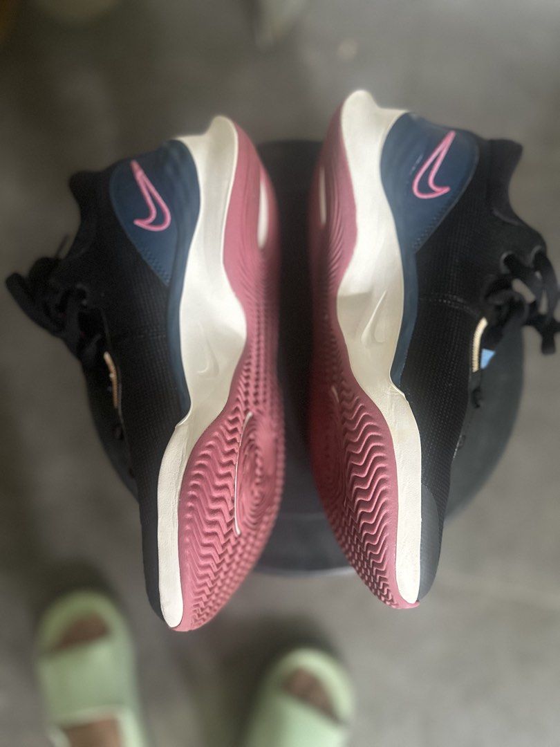 Nike Running Shoes Black Pink Blue (Category: Sneakers) located in Paranaque City. Submitted by macc07 (Listing ID 1454062384, Image 2). Description: - Black Nike running shoes - Pink and blue accent colors - Lace-up closure - Versatile: suitable for workouts or casual wear - Shows some signs of wear, but plenty of life remaining - Please check photos for detailed condition Bought in the USA and used 2x only .