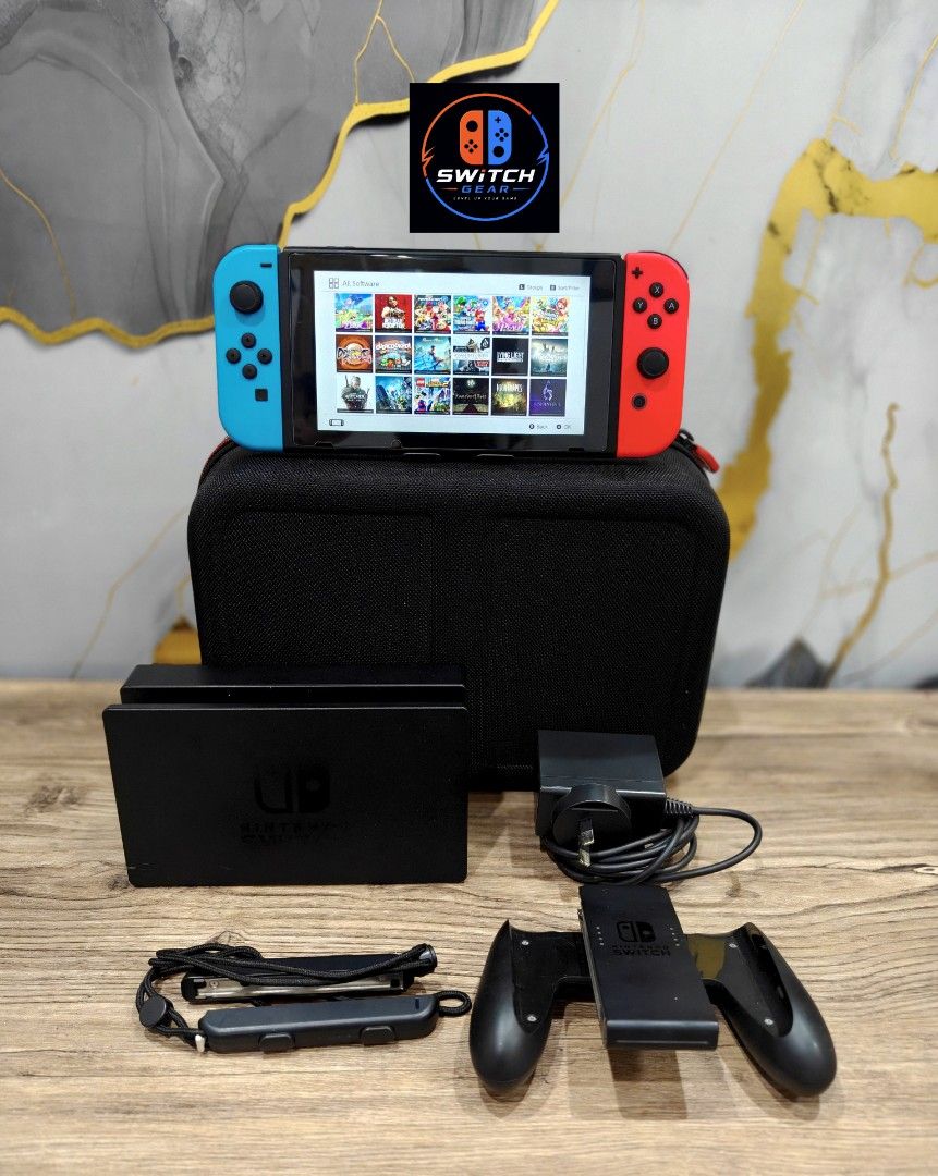 Nintendo Switch V2 with Free Games (Category: Nintendo) located in Manila. Submitted by nswitchgear (Listing ID 1454052635, Image 3). Description: 🎮 𝐅𝐎𝐑 𝐒𝐀𝐋𝐄: 𝐍𝐢𝐧𝐭𝐞𝐧𝐝𝐨 𝐒𝐰𝐢𝐭𝐜𝐡 V2 𝐌𝐨𝐝𝐞𝐥 with Free Games 🛒💰₱8,999 🎮Comes with 8 Accounts with Multiple Shared Game list can be installed no need to buy expensive games for mean time :) 📦 Complete Set: • Nintendo Switch V2 console • Dock • Joy-Con (L & R) • Joy-Con grip • Joy-