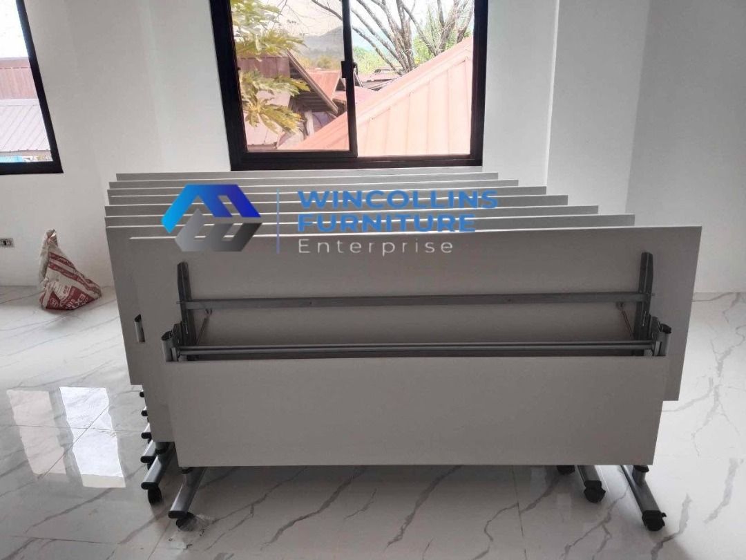 OFFICE TRAINING FOLDABLE COMPUTER TABLE OFFICE FURNITURE (Category: Tables & Sets) located in Caloocan City. Submitted by wincollins34516 (Listing ID 1454062772, Image 3). Description: We offer: ✔️ Customized Reception Table ✔️ Gang Chairs ✔️ L-Shape Executive Table ✔️ 4-Layer Lateral Filing Cabinet ✔️ Conference Tables ✔️ Modular Workstations ✔️ Office Cubicle Partitions ✔️ Office Chairs, Storage Cabinets, and More! ✨ Your trusted partner for qu