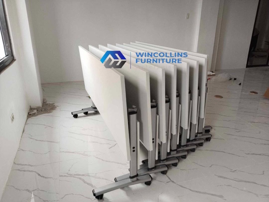OFFICE TRAINING FOLDABLE COMPUTER TABLE OFFICE FURNITURE (Category: Tables & Sets) located in Caloocan City. Submitted by wincollins34516 (Listing ID 1454062772, Image 1). Description: We offer: ✔️ Customized Reception Table ✔️ Gang Chairs ✔️ L-Shape Executive Table ✔️ 4-Layer Lateral Filing Cabinet ✔️ Conference Tables ✔️ Modular Workstations ✔️ Office Cubicle Partitions ✔️ Office Chairs, Storage Cabinets, and More! ✨ Your trusted partner for qu