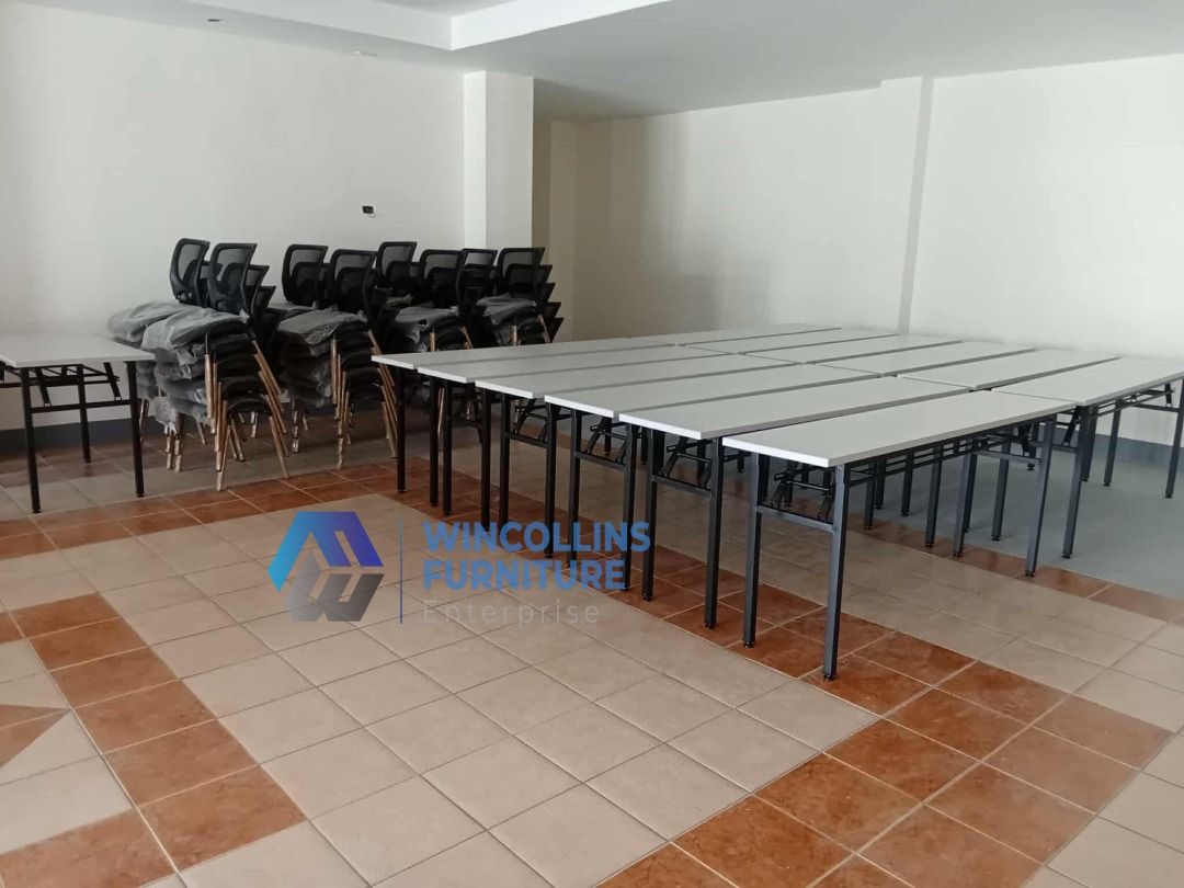 OFFICE TRAINING FOLDABLE COMPUTER TABLE FURNITURE (Category: Tables & Sets) located in Caloocan City. Submitted by wincollins34516 (Listing ID 1454063649, Image 3). Description: We offer: ✔️ Customized Reception Table ✔️ Gang Chairs ✔️ L-Shape Executive Table ✔️ 4-Layer Lateral Filing Cabinet ✔️ Conference Tables ✔️ Modular Workstations ✔️ Office Cubicle Partitions ✔️ Office Chairs, Storage Cabinets, and More! ✨ Your trusted partner for quality o