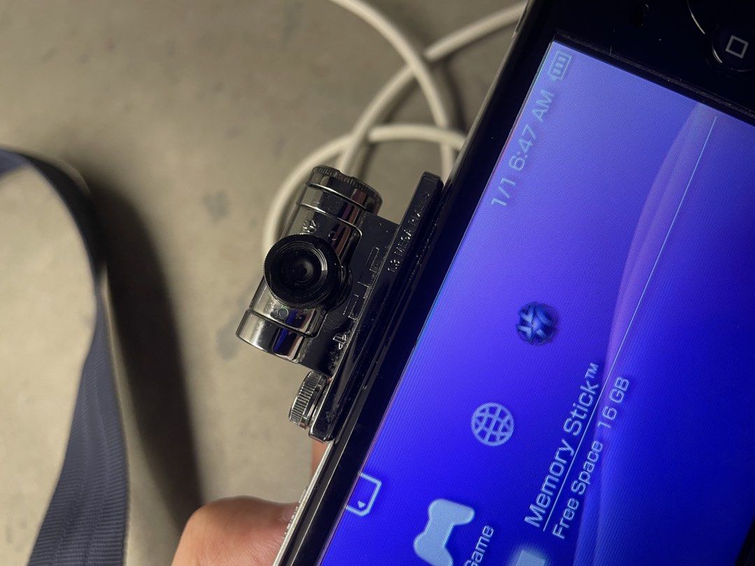 Sony PSP Camera PSP-300 genuine 1.3 Mega Pixels Rare (Category: Cameras) located in Puerto Princesa. Submitted by just.dimitrius (Listing ID 1454021076, Image 3). Description: Resolution (Photos): Up to 1280 × 960 pixelsResolution (Video): Up to 480 × 272 pixels at 30 frames per secondSensor: 1.3 Megapixels Compatible: Any psp model except psp go via Lalamove or J&T Payment first policy 📍Mandaluyong.