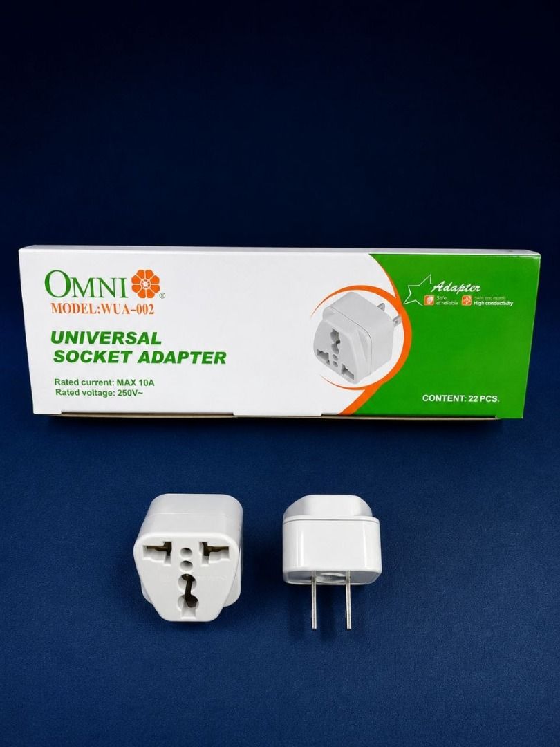 Omni Universal Socket Adapter Model: WUA-002 (Category: Electrical, Adaptors & Sockets) located in Manila. Submitted by 09171479278_elsie. (Listing ID 1454077694, Image 3). Description: Omni Universal Socket Adapter Model: WUA-002.
