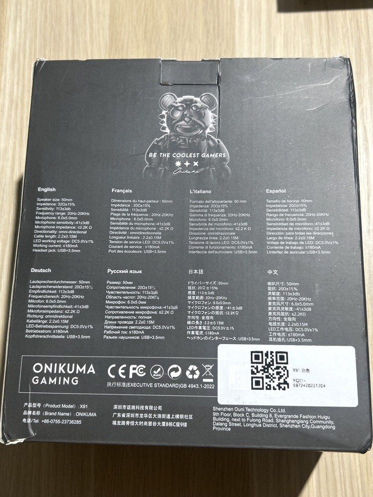 Onikuma gaming headphone x91 (Category: Headphones & Headsets) located in Manila. Submitted by keyyher (Listing ID 1454154332, Image 2). Description: Onikuma gaming headphone x91 Negotiable Like new Used for content only Pasig | manila .