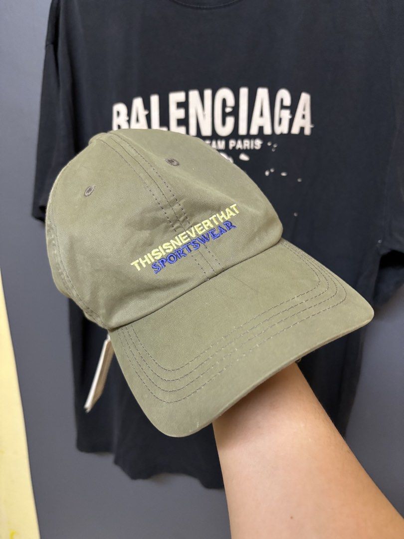 Original THISINEVERTHAT cap (Category: Caps & Hats) located in Cavite. Submitted by staythrifted.23 (Listing ID 1454035984, Image 1). Description: Condition : Brandnew with hang tags No issue Standard size Loc. Cavite We ship nationwide Payment first Open for Vc.