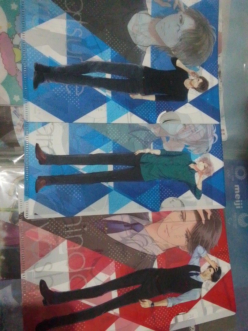 Otome Game Clear File Folders - Various Characters (Category: Stationery & School Supplies) located in Santa Rosa. Submitted by loisy32336 (Listing ID 1454116046, Image 1). Description: - Official merchandise from an otome game - Features Natsume Haru and other beloved characters - Perfect for collectors and fans - In good, pre-loved condition - Ready for a new home!.