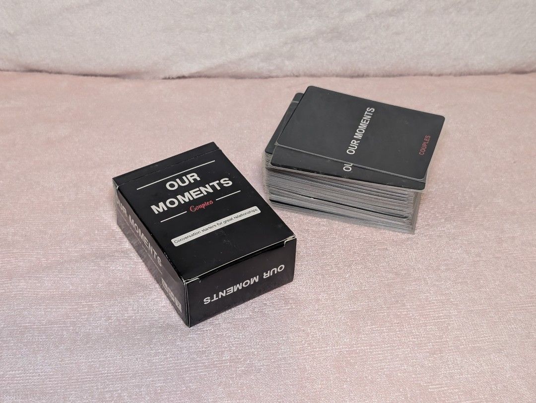 Our Moments Couples Card Game (Category: Board Games & Puzzles) located in Marikina City. Submitted by mrtncdrc (Listing ID 1454118690, Image 1). Description: .