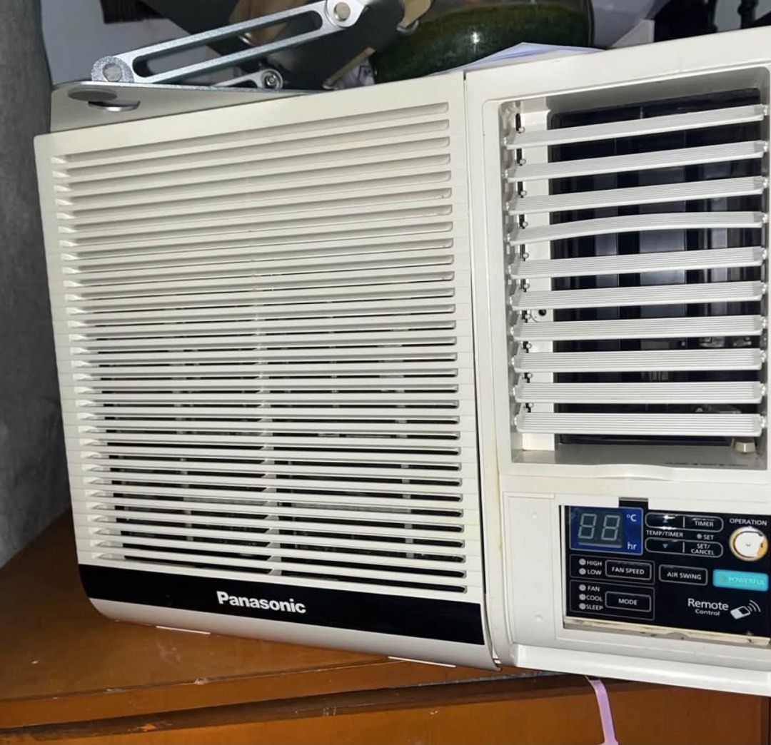 Panasonic Window Type Air Conditioner (Category: Air Conditioning and Heating) located in Manila. Submitted by blair1124 (Listing ID 1454060026, Image 1). Description: - 0.8 hp - Panasonic Window Air Conditioner - Works well and cools rooms effectively - Includes remote control - Shows some dust and wear from normal use - Selling as it's no longer needed - Ready for a new home! dm if interested, negotiable .