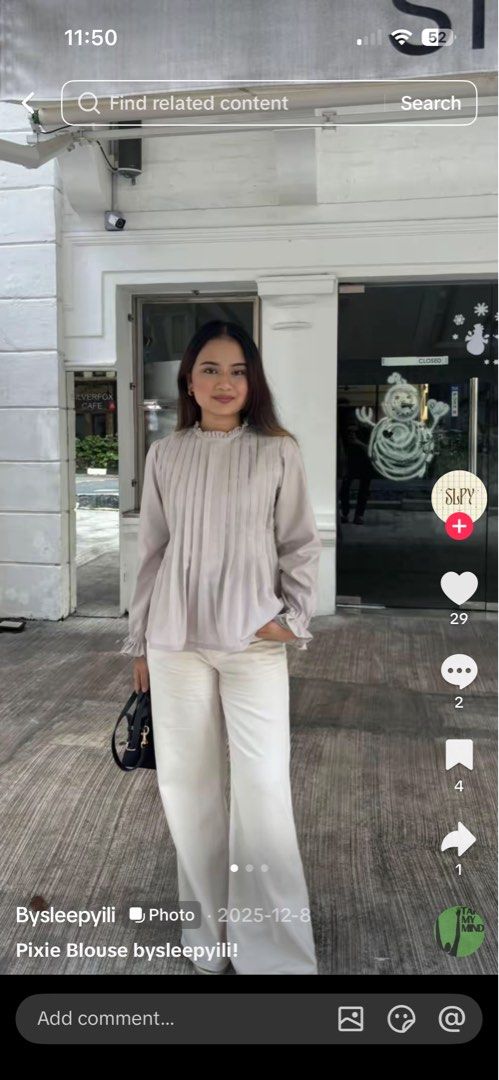 Pixie top (Category: Blouses) located in Ipoh. Submitted by eija178 (Listing ID 1454162215, Image 1). Description: Never use, impulsive buying.