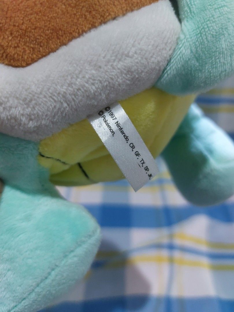 Pokemon Squirtle Plush Toy (Category: Plushies & Soft Toys) located in Mandaluyong City. Submitted by 13thsilverrabbit (Listing ID 1454153936, Image 3). Description: Cute Squirtle plush toy. Light blue and yellow colours. Great for any Pokemon fan. Soft and cuddly. Perfect for display or play..