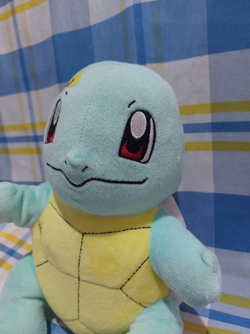 Pokemon Squirtle Plush Toy (Category: Plushies & Soft Toys) located in Mandaluyong City. Submitted by 13thsilverrabbit (Listing ID 1454153936, Image 2). Description: Cute Squirtle plush toy. Light blue and yellow colours. Great for any Pokemon fan. Soft and cuddly. Perfect for display or play..