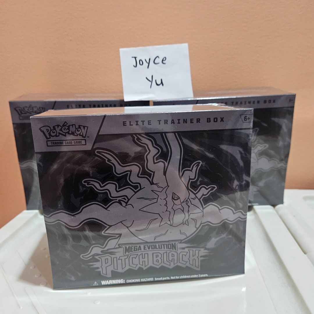 Pokemon TCG Elite Trainer Box - Mega Evolution Pitch Black (Category: Card Boxes & Cases) located in Manila. Submitted by clarisayu (Listing ID 1454037100, Image 1). Description: sealed mint condition loc sta cruz manila.