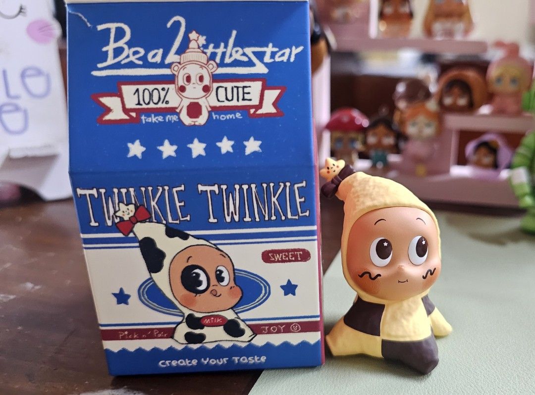 Pop Mart Sweet Bean Twinkle Twinkle Blind Box Figure (Category: Designer & Blind Box Toys) located in Bulacan. Submitted by krixa (Listing ID 1454186158, Image 2). Description: - Sweet Bean figure from Twinkle Twinkle series - Unsealed - Used for display only - Original box included Mode of payment: Maya or Maribank Mode of Delivery: Lalamove (sf c/o buyer) Location: Manila .