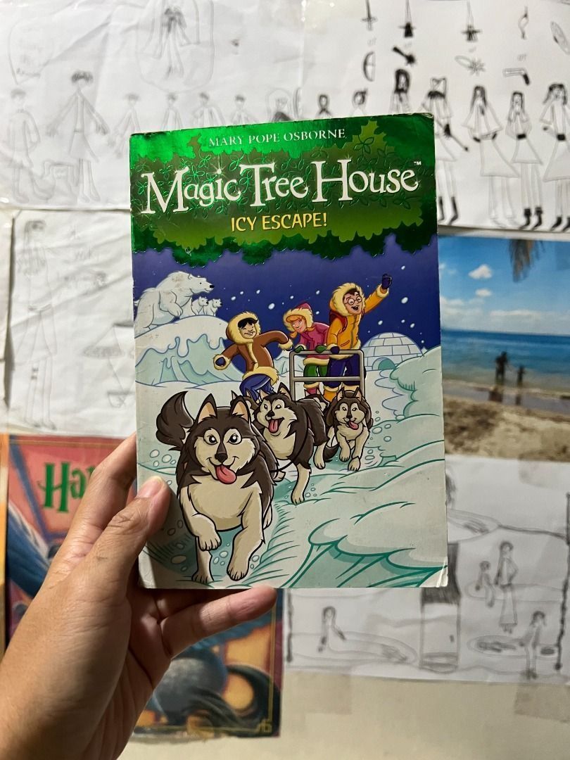 Pre-loved: Magic Tree House by Mary Pope Osborne (PhP 100 each) (Category: Children's Books) located in Mandaluyong City. Submitted by moonamor (Listing ID 1454162310, Image 2). Description: Magic Tree House #1 - Dinosaurs Before Dark Magic Tree House #2 - The Knight at Dawn Magic Tree House #3 - Mummies in the Morning Magic Tree House #4 - Pirates Past Noon Magic Tree House #6 - Afternoon on the Amazon Magic Tree House #8 - Midnight on the Moon 