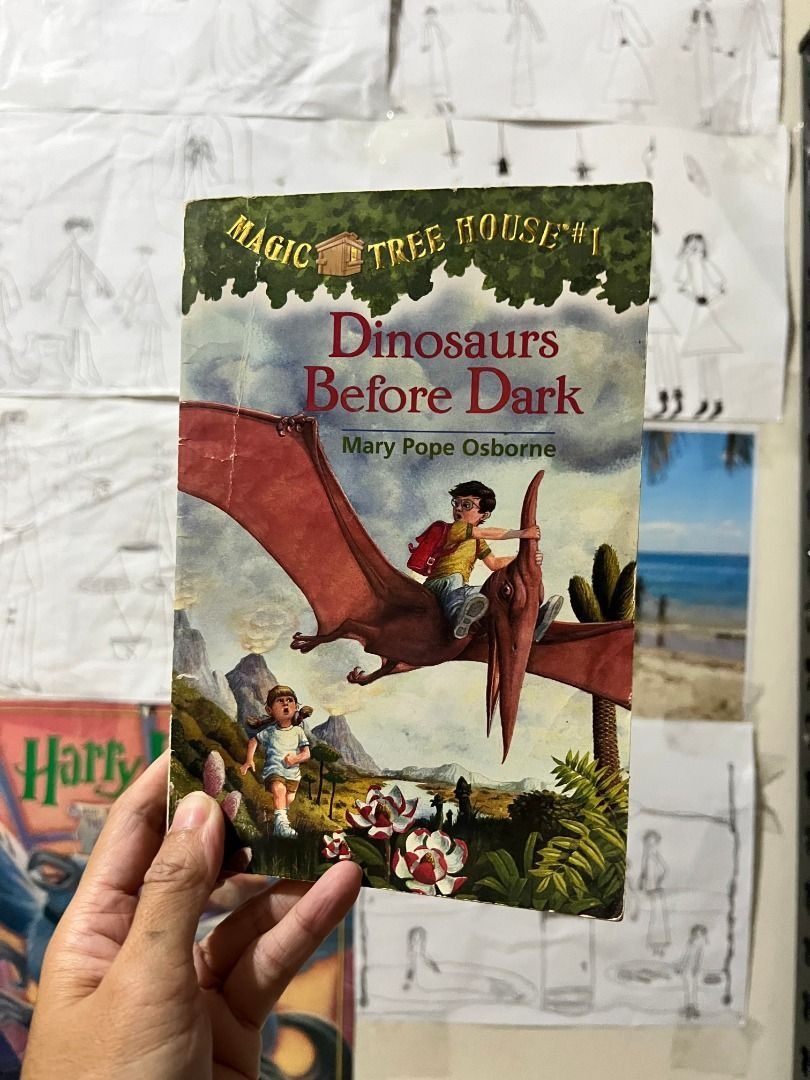 Pre-loved: Magic Tree House by Mary Pope Osborne (PhP 100 each) (Category: Children's Books) located in Mandaluyong City. Submitted by moonamor (Listing ID 1454162310, Image 3). Description: Magic Tree House #1 - Dinosaurs Before Dark Magic Tree House #2 - The Knight at Dawn Magic Tree House #3 - Mummies in the Morning Magic Tree House #4 - Pirates Past Noon Magic Tree House #6 - Afternoon on the Amazon Magic Tree House #8 - Midnight on the Moon 