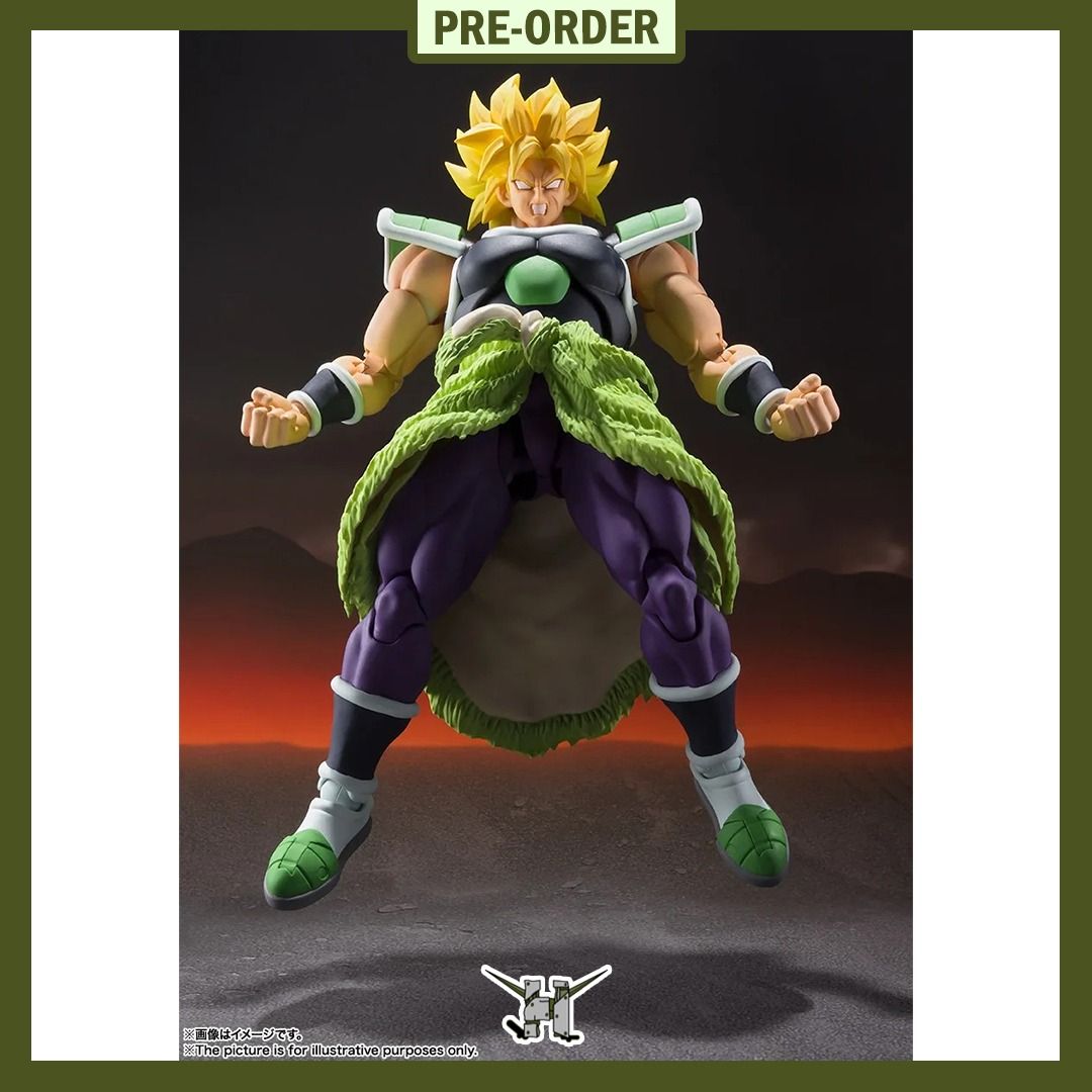 PRE-ORDER!! s.h.figuarts BROLY -SUPER (Category: Figurines & Statues) located in Quezon City. Submitted by figsnkits (Listing ID 1454168047, Image 1). Description: PRE-ORDER!! Tamashii Nations: S.H.Figuarts BROLY -SUPER Pre-order price: Php 3,110 Min. DP: Php 800 (new) Php 600 (return customers) SRP: Php 3,450 Deadline: Aug 21, 2026 (12nn), or until PO slots are full Estimated Time of Arrival: Mar 2027 (ESTIMATE ONLY: can change without notice; c