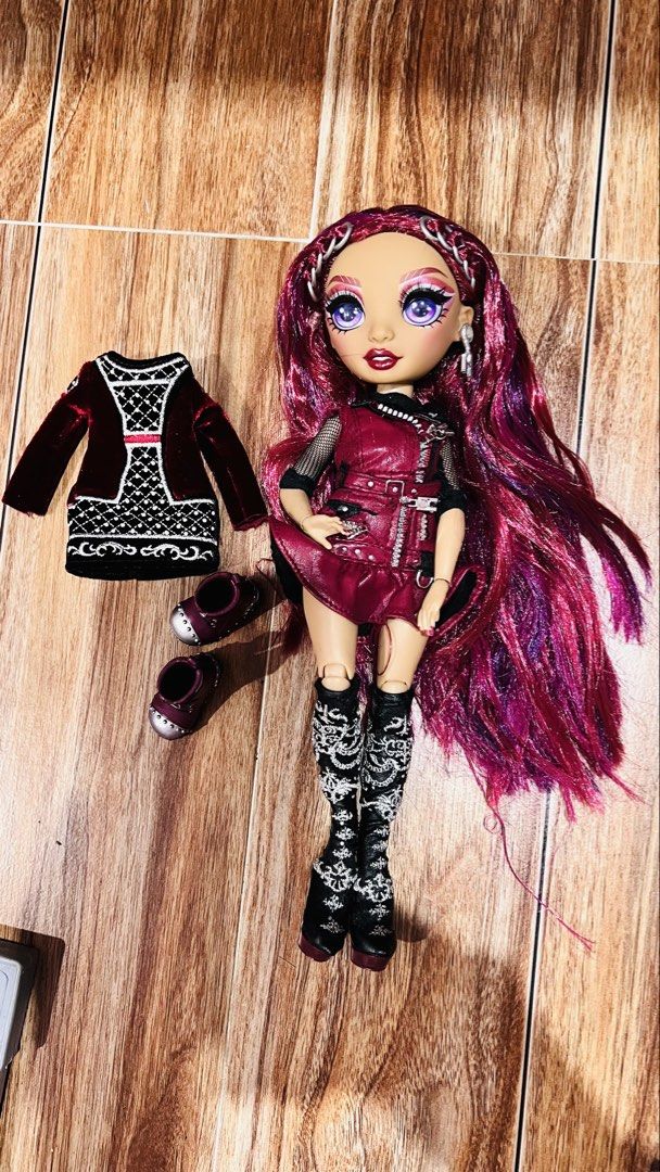 Rainbow High Doll - Mila Berrymore (Category: Kids Toys) located in Quezon City. Submitted by flyingmommie (Listing ID 1454053425, Image 2). Description: Comes with another set of outfit (Dress and boots) Missing 1 pc of earring Bought in U.S.