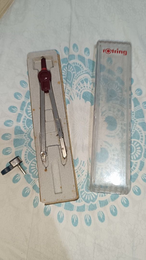Rotring Compass with Steadler Adapter (Category: Stationery & School Supplies) located in Rosario. Submitted by charizard02 (Listing ID 1454111056, Image 1). Description: Original Rotring Compass with Steadler Adapter Both in good condition .