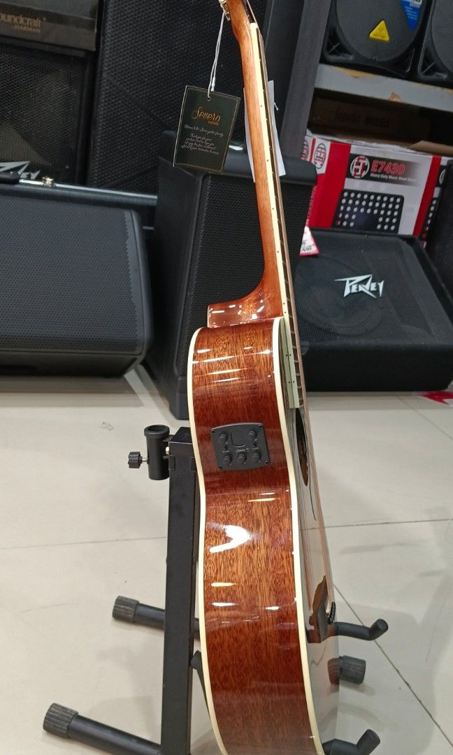 SEVERO ACOUSTIC GUITAR-PRL-1EQ SB (Category: Musical Instruments) located in Mandaluyong City. Submitted by oliver.778 (Listing ID 1454019625, Image 3). Description: Severo Acoustic Guitar PRL-1EQ sunburst 9,950 php. -Brand new! Visit us at: LYRIC SM CITY CLARK, Ground floor in front of BDO Contact us! 0993-894-2821.
