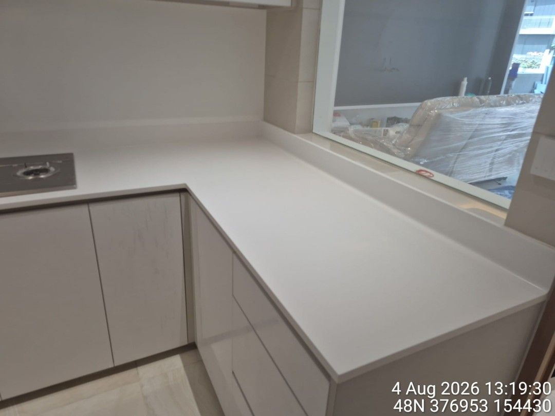 Solid surface (Category: Other Kitchen Appliances) located in Singapore. Submitted by directfactorycountertop (Listing ID 1454039466, Image 4). Description: We are Quartz, Sintered Stone & Solid Surface direct factory since 1994🙏🏻 We have our own showroom and factory to fabricate and show sample slab to customer in Singapore👍🏻 ‼️‼️ IMPORTANT ‼️‼️ ‼️‼️ IMPORTANT ‼️‼️ ‼️‼️ IMPORTANT ‼️‼️ (Very important so must repeat three times) 📢 Price Incl