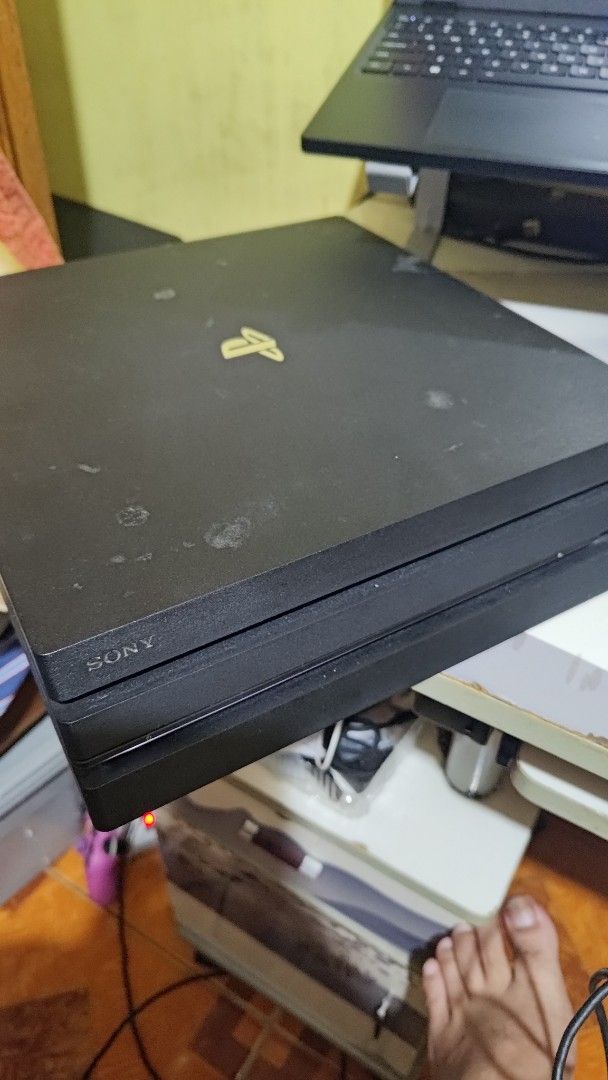 Sony PlayStation 4 Pro 1TB Console with Games (Category: PlayStation) located in Dagupan City. Submitted by jjjjjjj.c (Listing ID 1454068332, Image 1). Description: For Sale or Swap offer lang - Sony PlayStation 4 Pro 1TB Console - Includes Original Box, 2 controllers - Games Included: Tekken 7, The Last of Us Remastered, NBA 2K24, God of War - Good Working Condition - Ready for a new owner!.