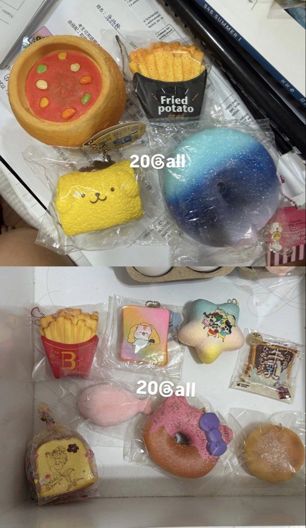 Squishy （分類：兒童玩具）位於 Hong Kong。 由 yawningg304 提交（商品編號 1454064941，圖片 3）。簡介： 急清!!please support!! thanku😭😭😭 PROMOTION PRICE $500!!!!! for all😭。